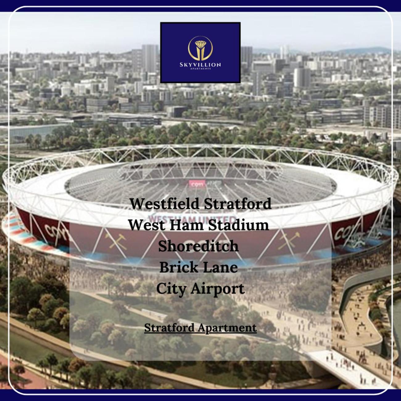 Skyvillion - Olympic View London Stratford Apartment Esterno foto
